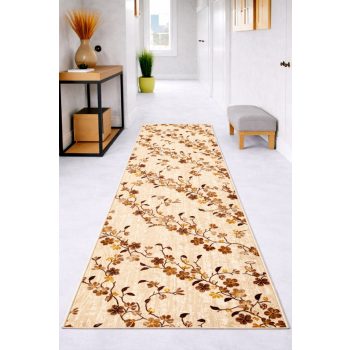 Futószőnyeg Sakura Cseresznyefa minta Krém 