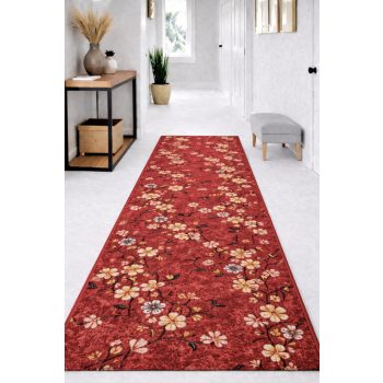 Futószőnyeg Sakura Cseresznyefa minta Piros 