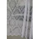 Kész függöny Scarlett fehér Barokk minta 500x250cm