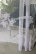 Kész függöny Scarlett fehér Tavaszi Rózsák minta