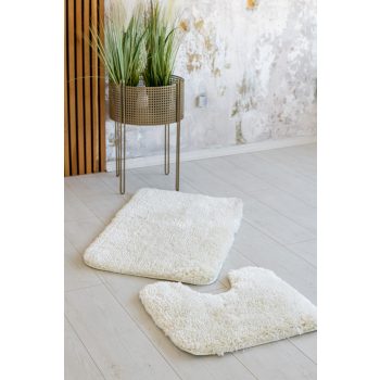  Fürdőszoba szőnyeg Lux Plüss 2 részes Fehér 50x80cm