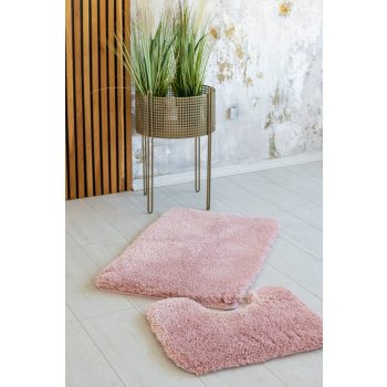  Fürdőszoba szőnyeg Lux Plüss 2 részes Púder 50x80cm