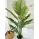 Műnövény Trópusi Tűleveles Dús Zöld 160cm magas fekete kaspóval