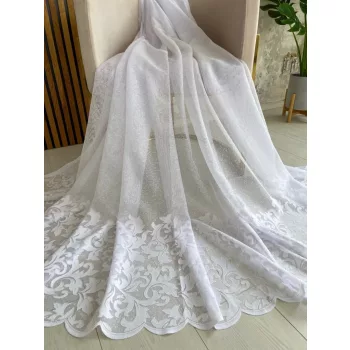 Kész függöny Sophia Inda white  Fehér 300x180cm