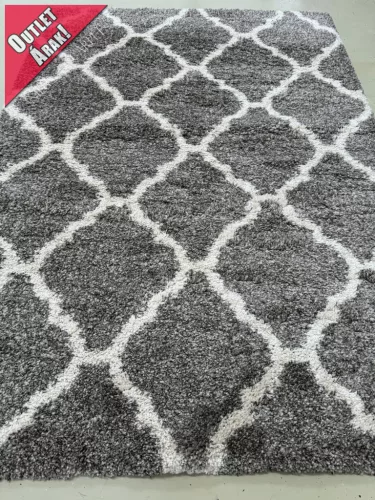 Modern szőnyeg Suba 4cm vastag Szürke 160x230cm AKCIÓS OUTLET