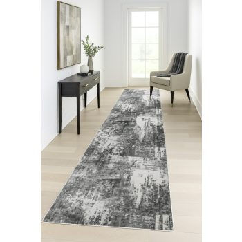   Futószőnyeg Cleopatra 8397 80cm széles méteráru Antracit-Krém