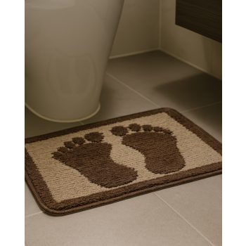 Fürdőszoba szőnyeg Talpas Barna 40x60cm
