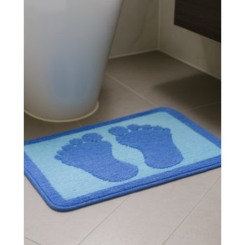 Fürdőszoba szőnyeg Talpas Kék 40x60cm