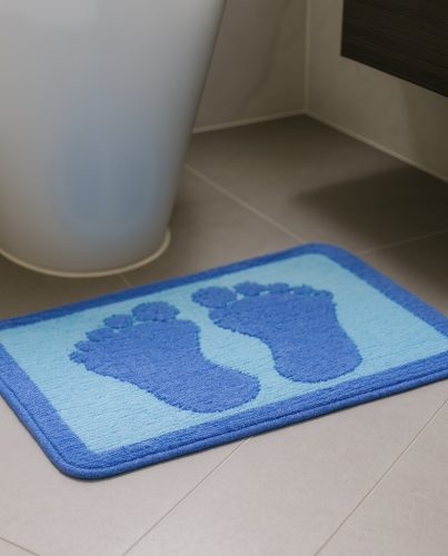 Fürdőszoba szőnyeg Talpas Kék 40x60cm