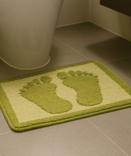 Fürdőszoba szőnyeg Talpas Zöld 40x60cm