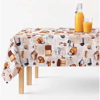 Asztalterítő Teflonbevonatú  Francia Croissant 100x140cm