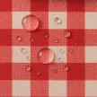 Teflonbevonatú asztalterítő vászon 140cm széles Piros Kockás Méterben