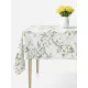Asztalterítő Teflonbevonatú  Zöldes fehér Margaréta 100x140cm