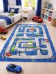 Gyerek szőnyeg Thomas Kék Piros Autós 120x180cm