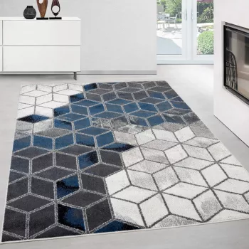 Modern szőnyeg Torino 353 (Blue) 160x220cm Kék