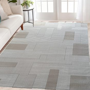   Modern szőnyeg Kashmir 3726 (White-Grey) 60x220cm Krém-Szürke