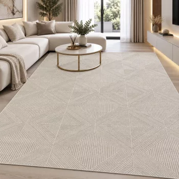 Modern szőnyeg prémium puha vastag bézs 3731 mintával a szőnyegháznál