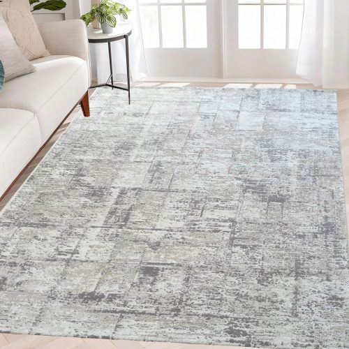 Modern szőnyeg Kashmir 3734 (White-Grey) 200x290cm Krém-Szürke