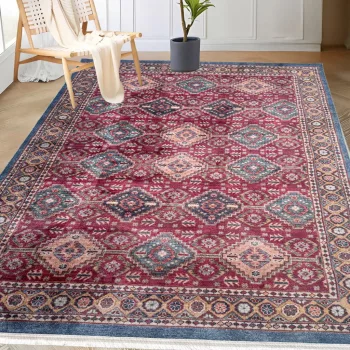   Klasszikus szőnyeg Shiraz 922 (Blue) 80x150cm Kékes Bordós