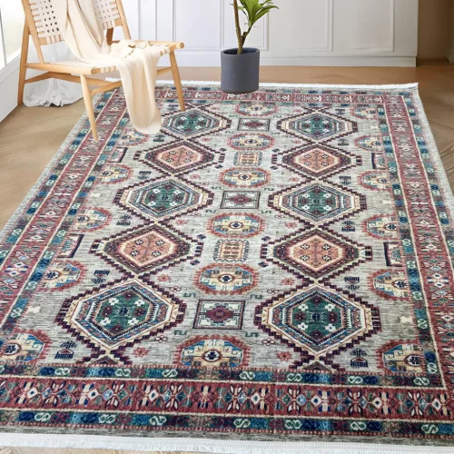 Klasszikus szőnyeg Shiraz 924 (Terra) 200x280cm Zöld-Terra