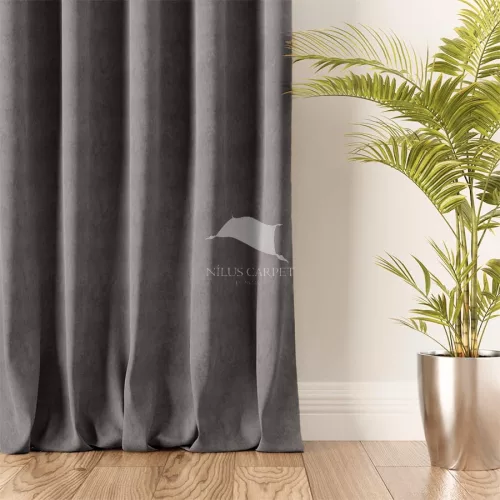 Kész sötétítő függöny új Velvet 1db 140x250cm Sötétszürke