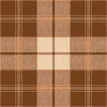 Viaszos vászon méterben 140cm széles dupla kocka barna