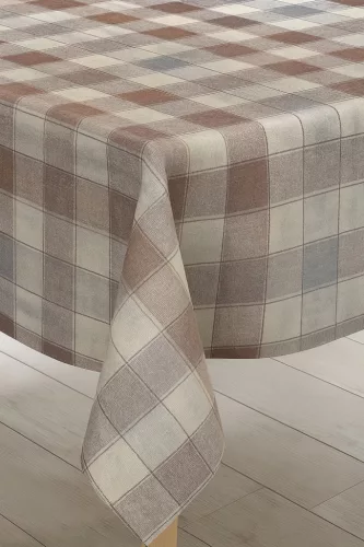 Viaszos vászon méterben 140cm széles kockás levend