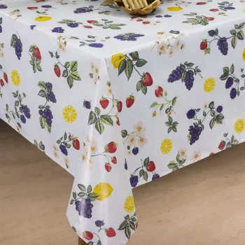   Viaszos vászon méterben 140cm széles Epres Cítromos Színes Troy