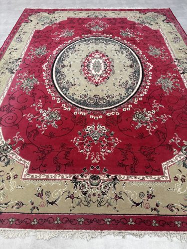 Vintage Perzsa szőnyeg (10) Isfahan  Piros 300x400cm