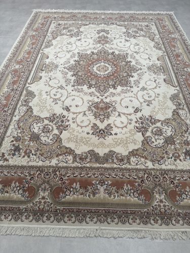 Vintage Perzsa szőnyeg (25-27) Tebriz Krém Lux 300x400cm