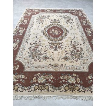 Vintage Perzsa szőnyeg (32) Tebriz Krém Lux 300x400cm