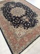 Vintage Perzsa szőnyeg (43) Tebriz  Fekete-Púder  250x350cm