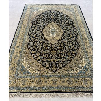 Vintage Perzsa szőnyeg (54) Isfahan Kék 200x300cm