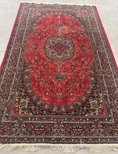 Vintage Perzsa szőnyeg (65) Kashan Piros-Bordó 200x300cm