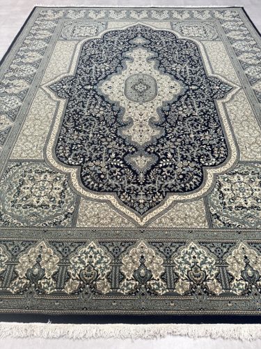 Vintage Perzsa szőnyeg (7) Kerman  Kék-Bézs 300x400cm