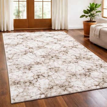   Modern szőnyeg Vitrin puha márvány mintás (Beige) 150x220cm Bézs-Krém