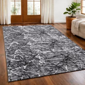   Modern szőnyeg Vitrin puha pálcikás 4076 (Gray) 150x220cm Szürke