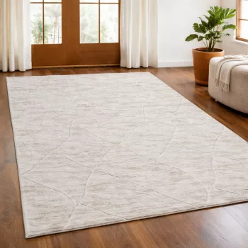   Modern szőnyeg Vitrin puha rombusz 2080 (Beige) 150x220cm Bézs-Krém