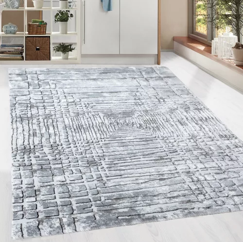 Modern szőnyeg Zara 2852 (Grey-L.Grey) 80x250cm Szürke