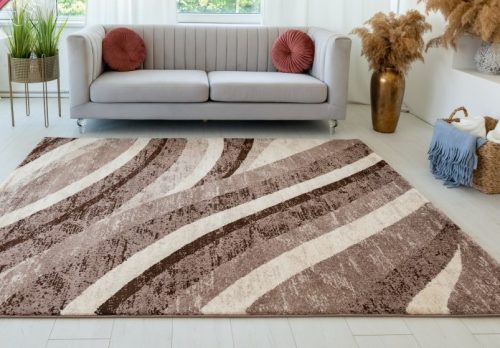 Modern szőnyeg Alina 2455 (Brown) 200x280cm Bézs