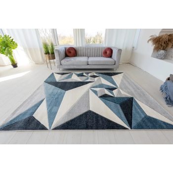   Modern szőnyeg Charlotte 396 (Blue-Gray) 160x230cm Kék-Szürke