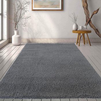 Shaggy szőnyeg Istanbul (D. Grey) 120x170cm Sötét Szürke