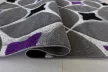 Modern szőnyeg Carneval 1207 (D.Grey-Purple) 60x110cm Lila-Szürke AKCIÓS