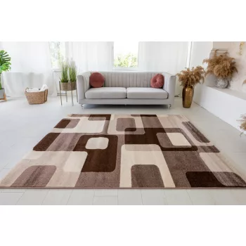 Modern szőnyeg Malaga 2301 (Brown) 120x170cm Barna
