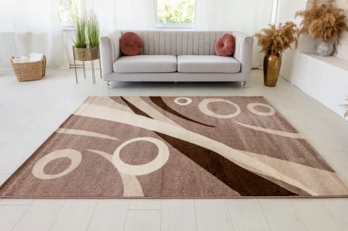 Modern szőnyeg Malaga 2309 (Brown) 60xszett 3db os Barna