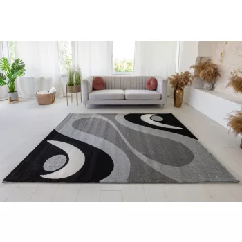 Modern szőnyeg Malaga 2311 (Gray) 60xszett 3db os Szürke