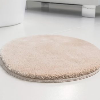 Shaggy szőnyeg Marbella plüss (Beige) Kerek 100cm Bézs