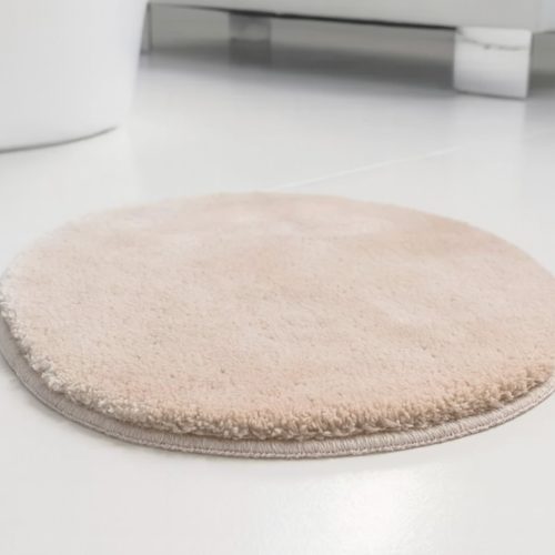 Shaggy szőnyeg Marbella plüss (Beige) Kerek 80cm Bézs