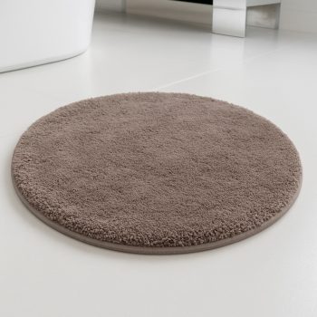   Shaggy szőnyeg Marbella plüss (Mink) Kerek 80cm Világos Barna