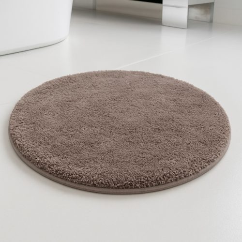 Shaggy szőnyeg Marbella plüss (Mink) Kerek 80cm Világos Barna